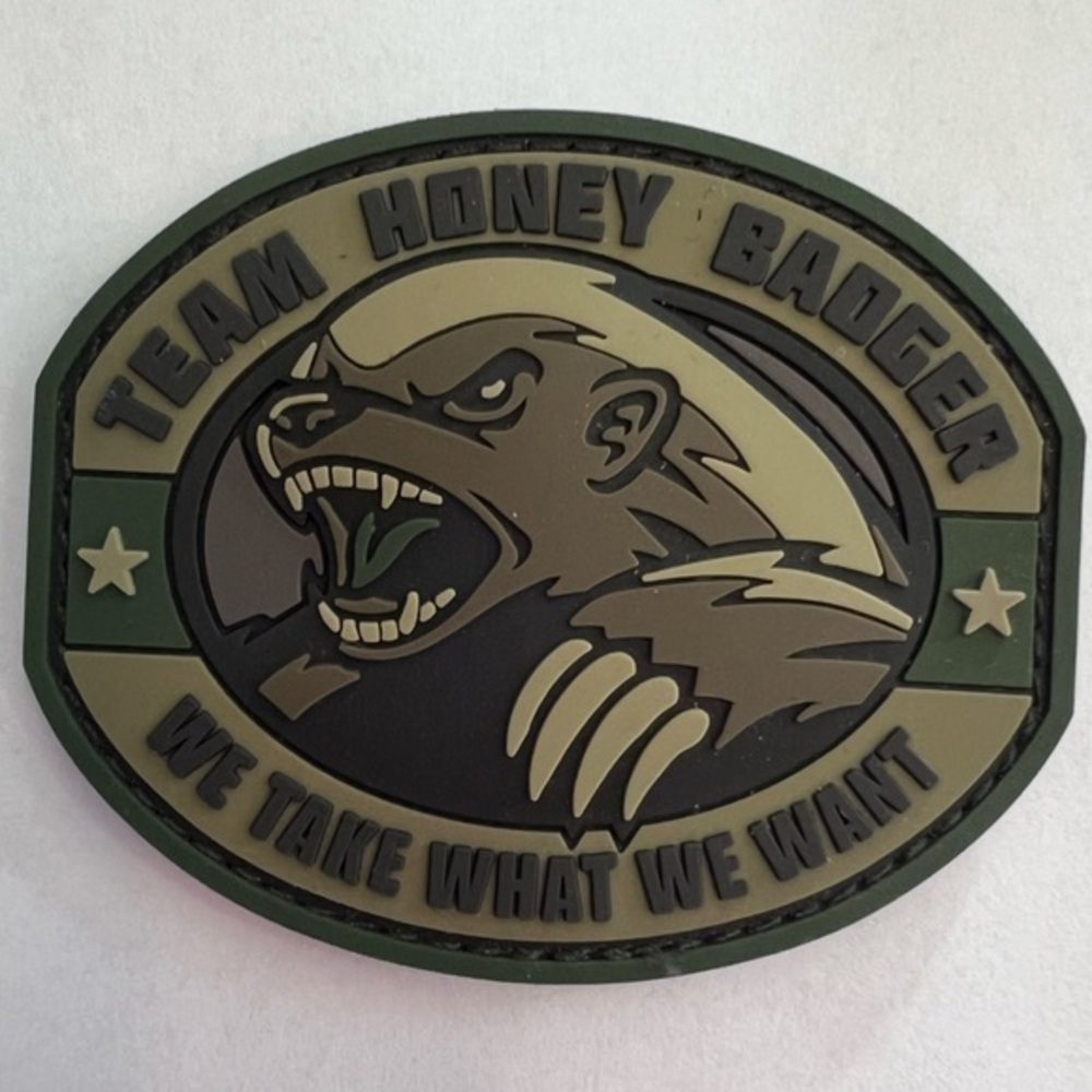Team Honey Badger PVC Patch